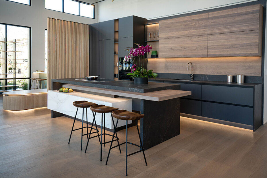 Ronbow floating table for modern kitchen design