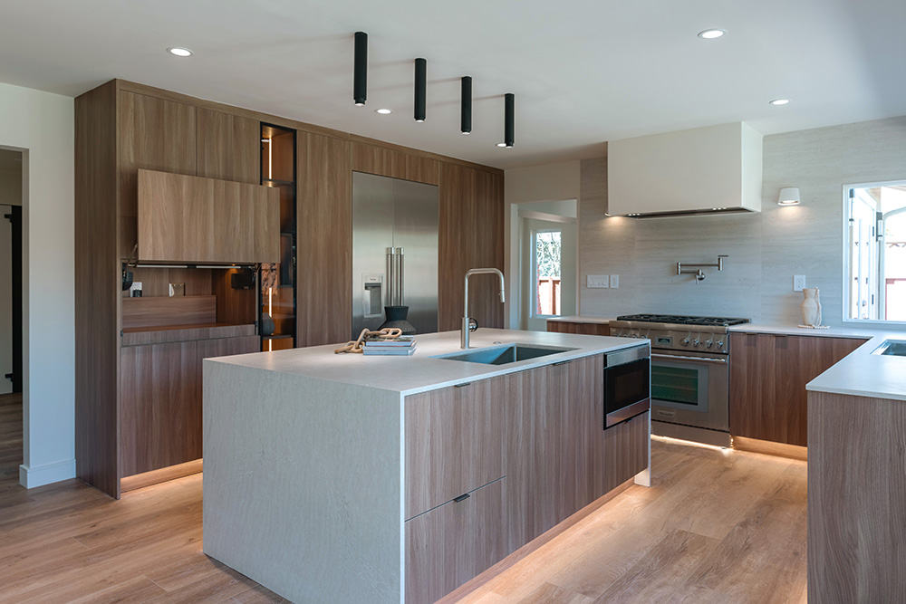 Ronbow modern kitchen design and custom crafted cabinets