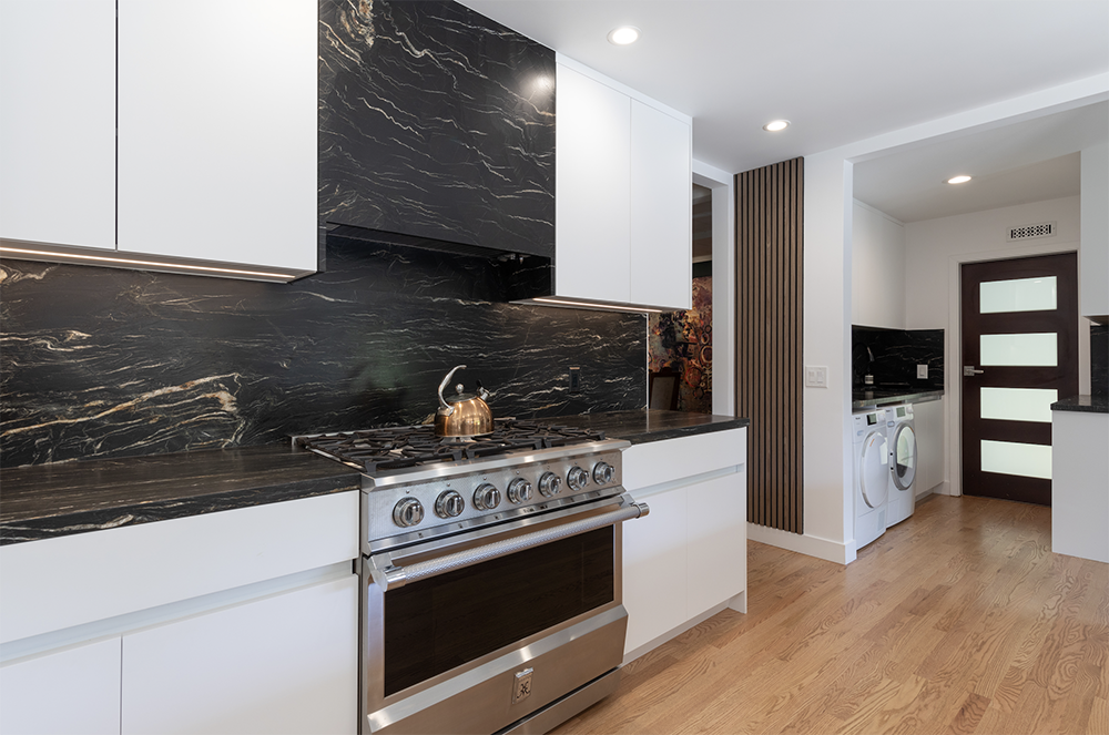 Ronbow black and white kitchen design