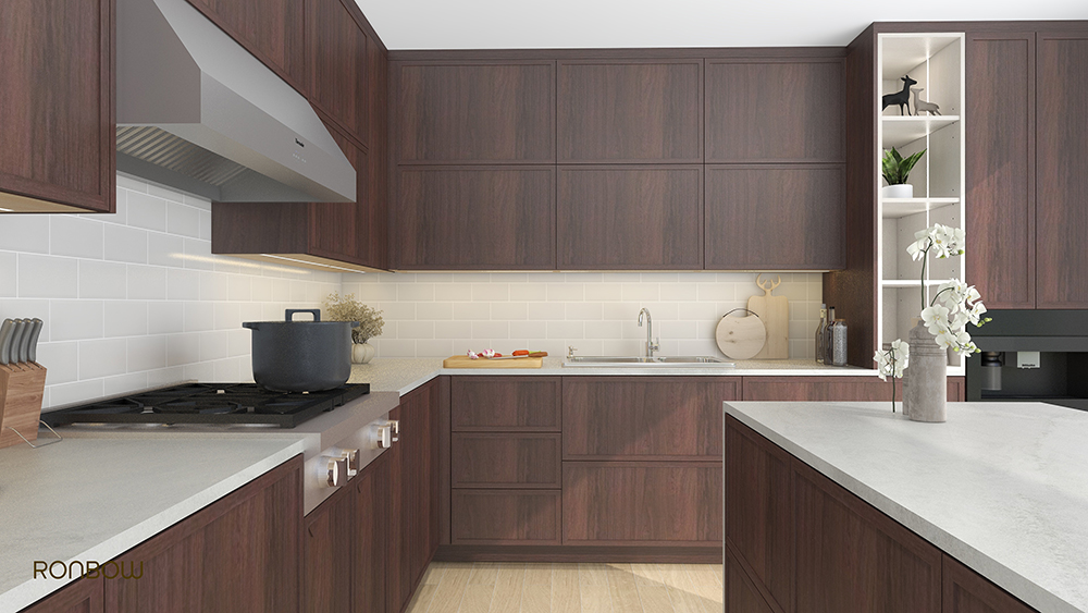 Stained Richwood Cabinet Render