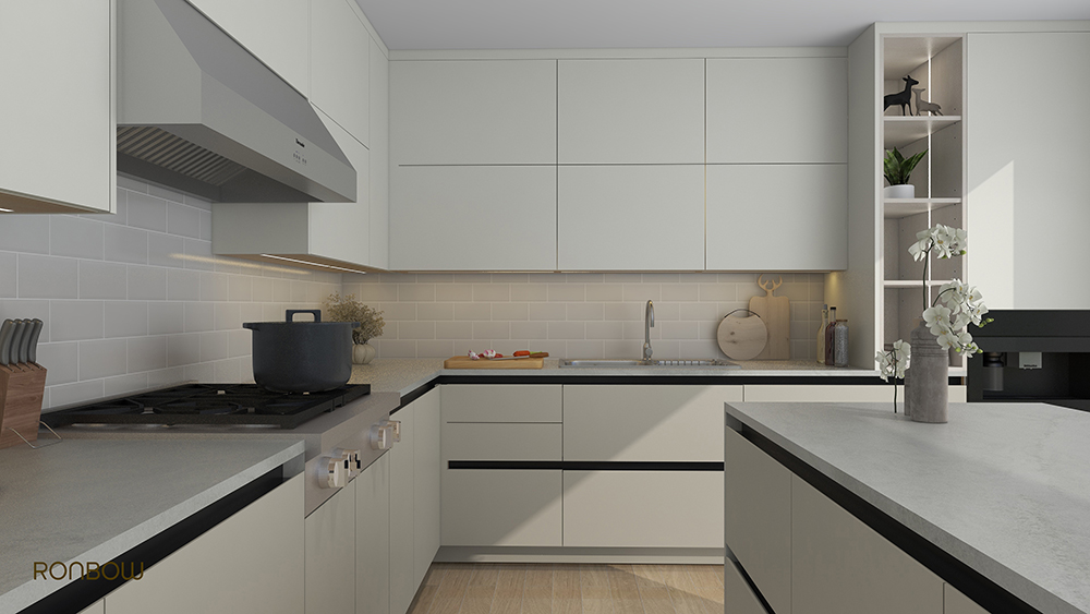 Bevel Door - Urban Stone + Ivory White