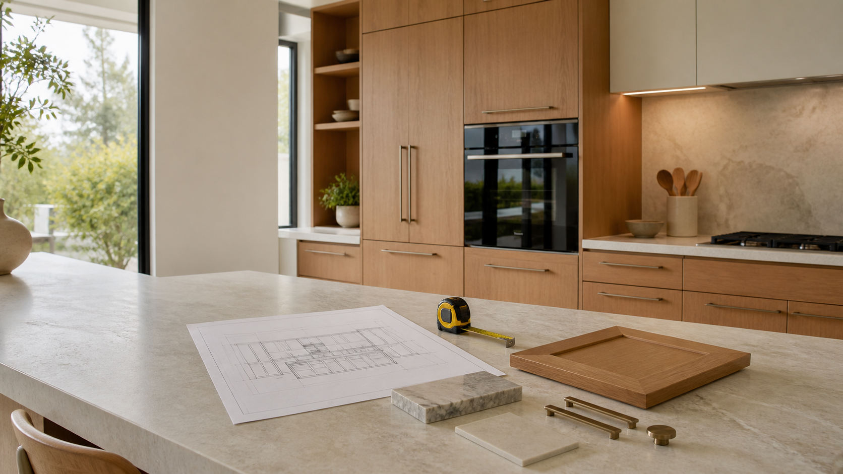 Ronbow trade professional coordination for a luxury kitchen project